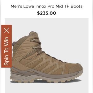 Lowa Black Tactical High-Top Boots